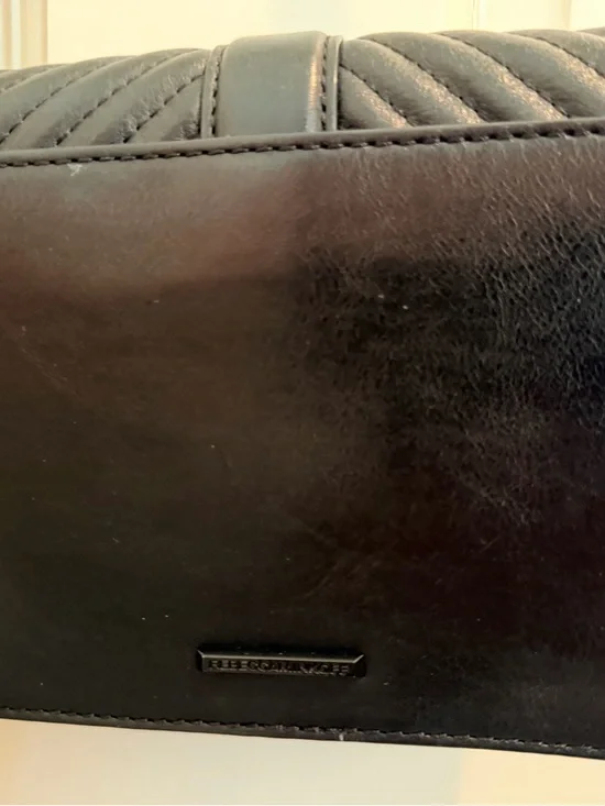 Rebecca Minkoff Black Quilted Leather Crossbody Bag - Picture 3 of 8